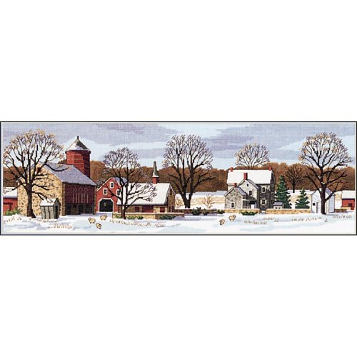 (image for) Scenic Farm Counted Cross Stitch Kit